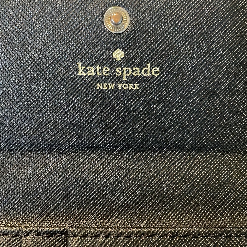 Kate Spade ♠️ Cedar Street Tech Wristlet 8ARU1099 black saffiano leather - Picture 6 of 10